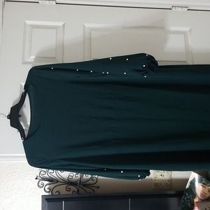 Emerald green dress size 2xl